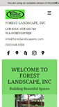 Mobile Screenshot of forestlandscapeinc.com